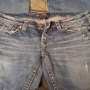 Silver jeans